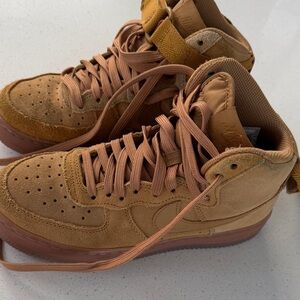 Nike kids Brown High-Top Sneakers